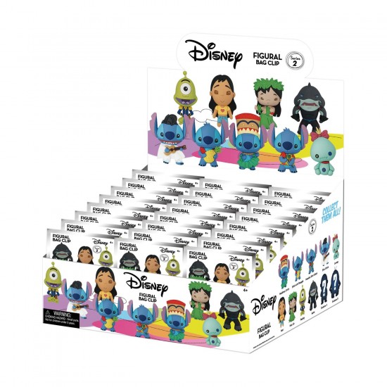 Monogram Disney: Stitch (Blind Bag/Random) 3D Foam Bag Clips