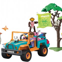 Playmobil Animals & Friends Όχημα 4Χ4 Και Άγρια Ζώα 71854