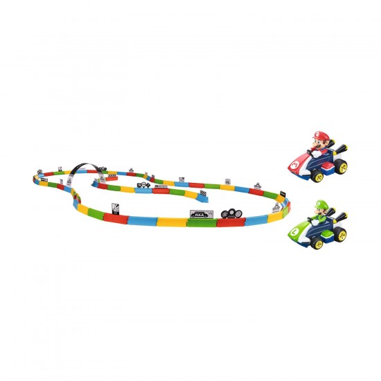 Carrera R/C Mario Kart™ : Mario & Luigi - 1:50 Tabletop Racing Set (370430015)