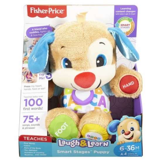 Fisher Price Laugh & Learn Εκπαιδευτικό Σκυλάκι Smart Stages FPN78