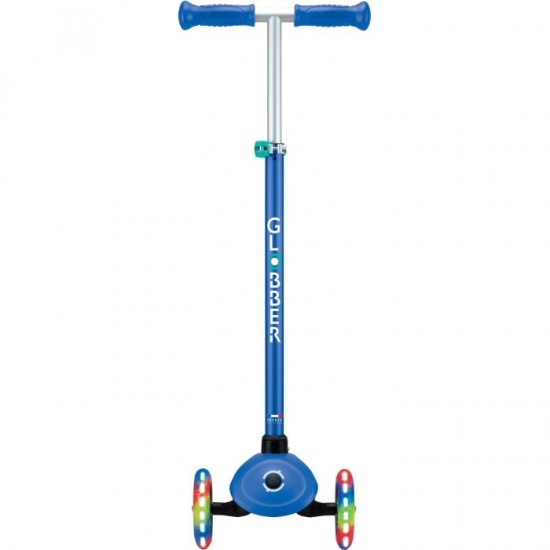 Globber Scooter Δίτροχο Primo Plus Lights Navy Blue 442-600-4