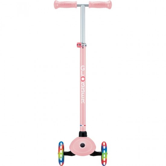 Globber Scooter Τρίτροχο Primo Plus Lights Pastel Pink 442-710-4