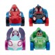 Jazwares Spidey - Μεταλλικά οχήματα 7,5εκ με φιγούρα (4τεμ.)