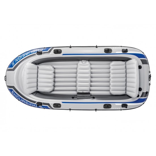 Intex Excursion 5 Φουσκωτή Βάρκα 5 Ατόμων με Κουπιά & Τρόμπα 366x168εκ