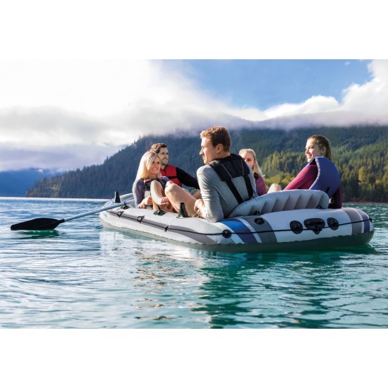 Intex Excursion 5 Φουσκωτή Βάρκα 5 Ατόμων με Κουπιά & Τρόμπα 366x168εκ