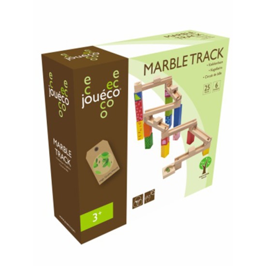 Joueco Εκπαιδευτικό Παιχνίδι Ξύλινο Marble Track