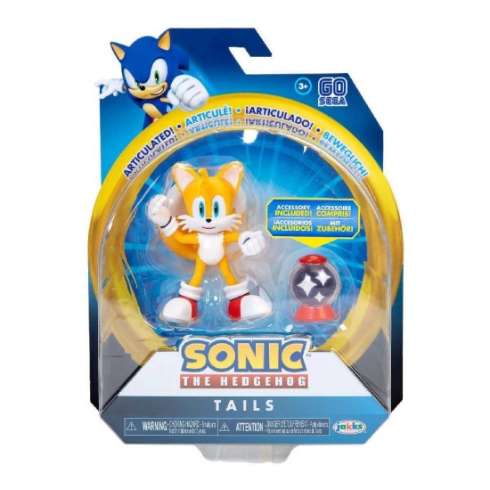 Sonic The Hedgehog Φιγούρα Tails 10 Εκ. Με Αξεσουάρ