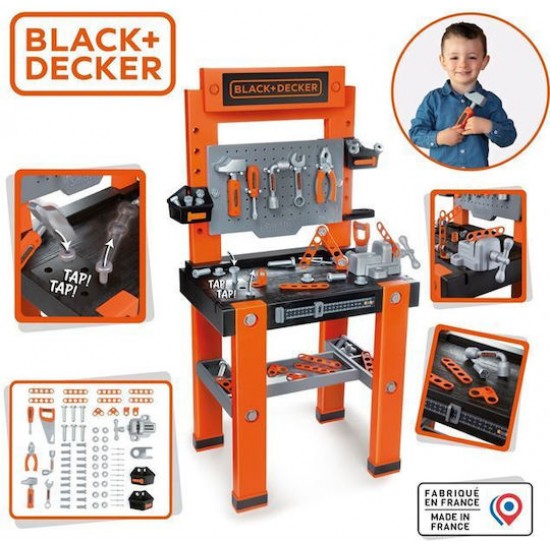 Smoby Black and Decker Πάγκος Εργασίας Bricolo Builder 360732