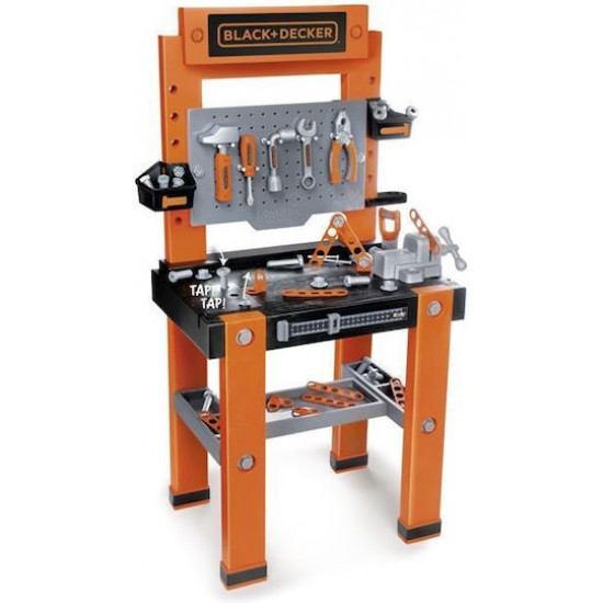 Smoby Black and Decker Πάγκος Εργασίας Bricolo Builder 360732