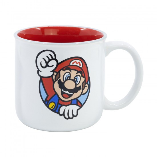 Stor: Super Mario - Ceramic Breakfast Mug in Gift Box (400ml) (8616) Stor: Super Mario - Ceramic Breakfast Mug in Gift Box (400ml) (8616)