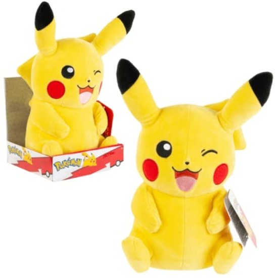 Jazwares Λούτρινο Pokemon W7 Pikachu 30εκ.  JW095257-B