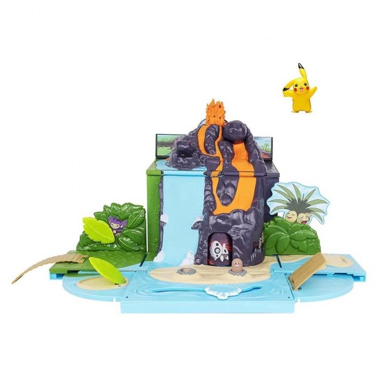 Jazwares Pokemon Πίστα Μάχης Ηφαίστειο Θήκη Μεταφοράς  JW002366