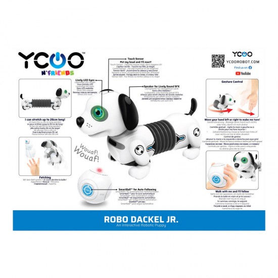 AS Company Silverlit Robo Dackel Junior Τηλ/νο Ρομπότ Λευκό (7530-88578)