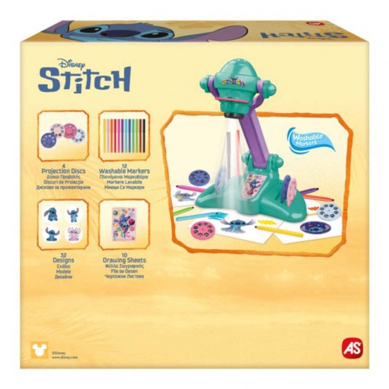 As Company Προτζέκτορας Ζωγραφικής Stitch  1028-54004