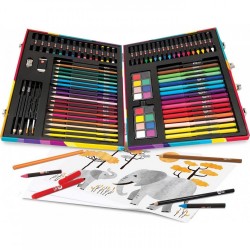 As Company Deluxe Ουράνιο Τόξο Κασετίνα Ζωγραφικής Ξύλινη με 100 Αξεσουάρ 1038-11050