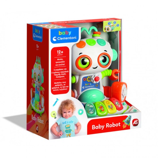 Baby Clementoni Baby Robot που Μιλάει Ελληνικά  1000-63330