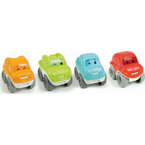Baby Clementoni Αυτοκινητάκια Run & Roll-4 Σχέδια 1000-17429