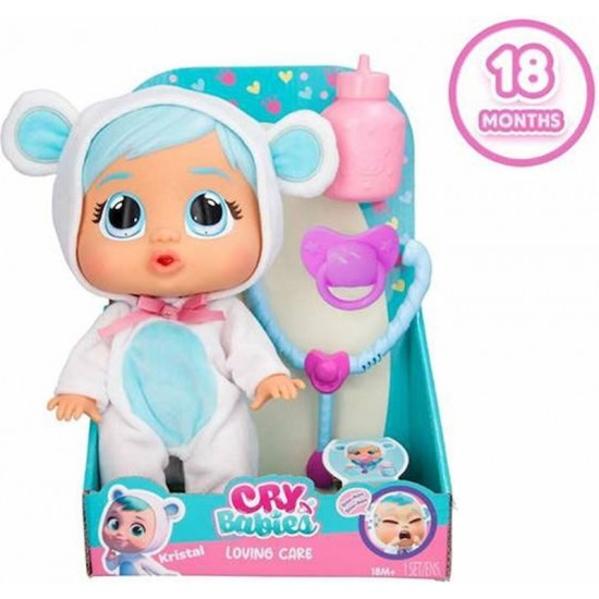 As Company Κούκλα Cry Babies-Αρρωστούλα Κρίσταλ 4104-92151