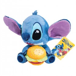 As Company Λούτρινο Disney-Stitch Με Burger 25cm. (1607-01732)