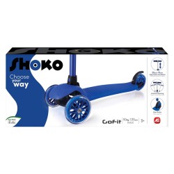 AS Company Shoko Παιδικό Πατίνι Go Fit Με 3 Ρόδες Σε Μπλε Χρώμα 5004-50514 AS Company Shoko Παιδικό Πατίνι Go Fit Με 3 Ρόδες Σε Μπλε Χρώμα 5004-50514