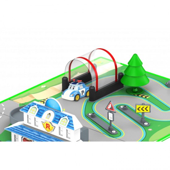 Robocar Poli Brooms Town Map - Αρχηγείο 