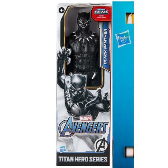 Λαμπάδα Hasbro Φιγούρα Avengers Titan Hero Movie Black Panther 29cm E7876