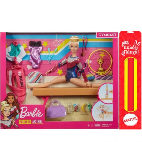 Λαμπάδα Mattel Barbie Αθλήτρια Ενόργανης Γυμναστικής GJM72