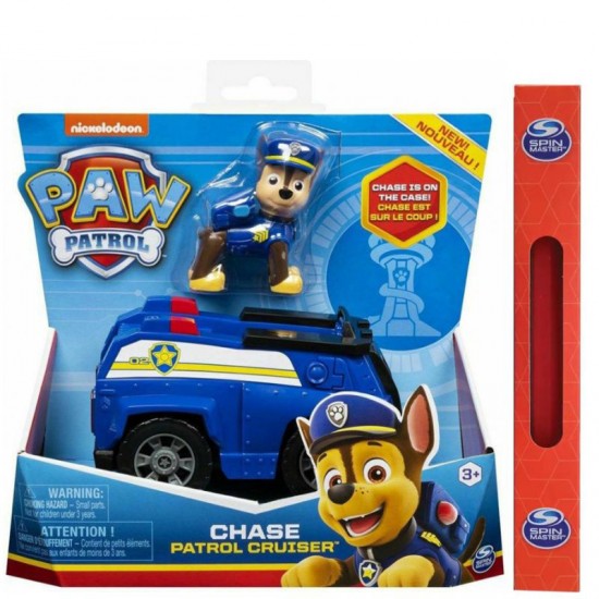 Λαμπάδα Spin Master Αυτοκινητάκι Paw Patrol Chase Patrol Cruiser 6061799