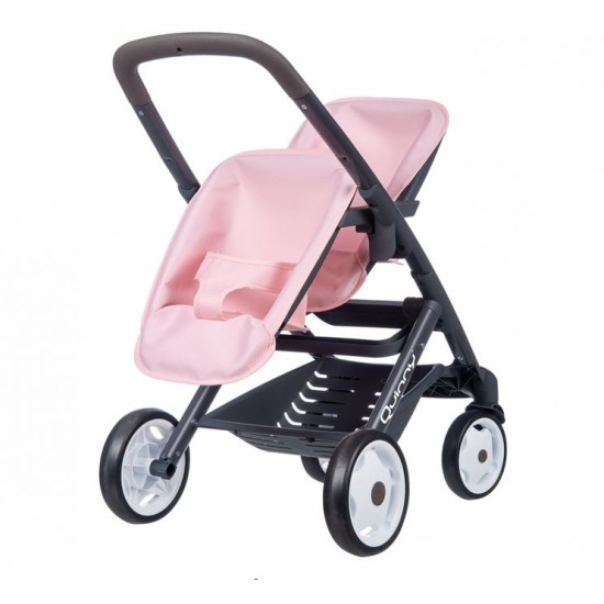 Smoby Καρότσι Κούκλας Mc and Q Twin Pushchair 253217