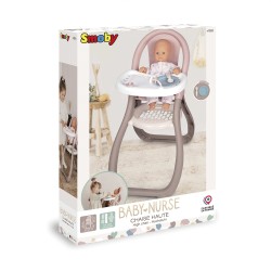Smoby Baby Nurse Καρεκλάκι Φαγητού Για Κούκλα 220370