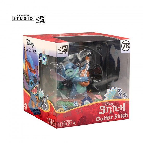 Abysse Disney: Stitch - Guitar Statue (10cm) (ABYFIG138)