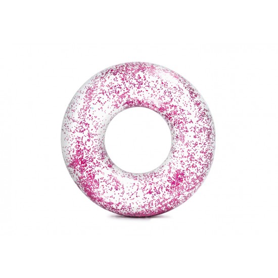 Intex Σωσίβιο Transparent Glitter Tube 119cm-2 Σχέδια 56274NP