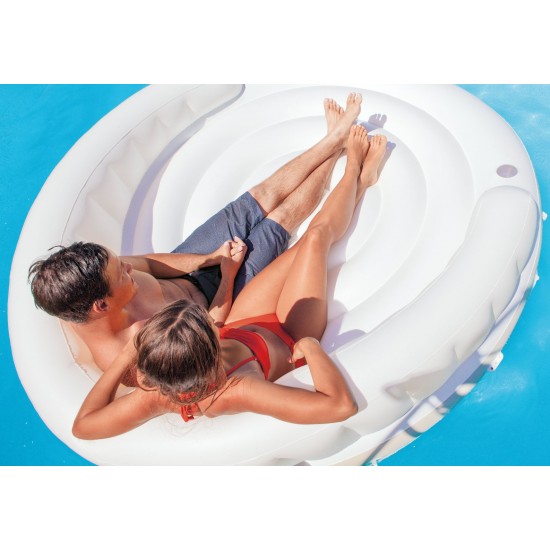 Intex Στρώμα Θαλάσσης Φουσκωτό με Σκίαστρο 199 x 150 εκ. 58292 EU