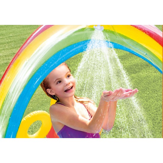 Intex Πισίνα Ουράνιο Τόξο Play Center 297x193x135cm 57453NP