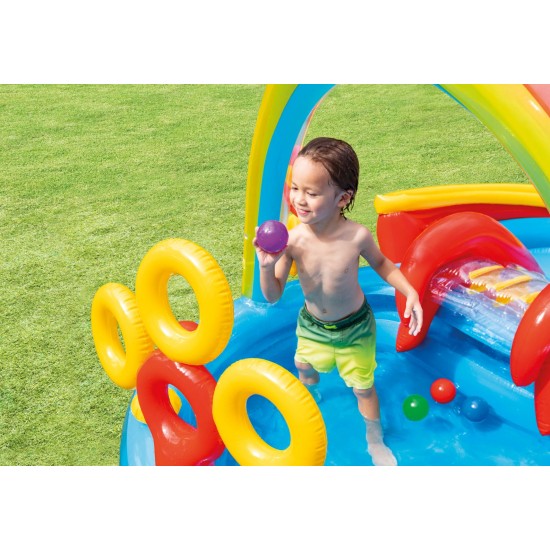 Intex Πισίνα Ουράνιο Τόξο Play Center 297x193x135cm 57453NP
