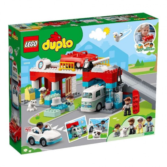 Lego Duplo Parking Garage and Car Wash 10948