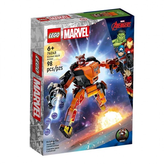 Lego Marvel Super Heroes Rocket Mech Armor 76243