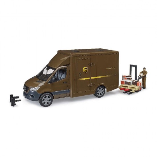 Bruder Φορτηγάκι Mercedes Benz Sprinter UPS με Οδηγό και Ανυψωτικό BR002678 Bruder Φορτηγάκι Mercedes Benz Sprinter UPS με Οδηγό και Ανυψωτικό BR002678