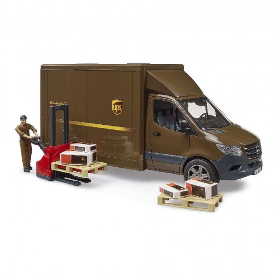 Bruder Φορτηγάκι Mercedes Benz Sprinter UPS με Οδηγό και Ανυψωτικό BR002678 Bruder Φορτηγάκι Mercedes Benz Sprinter UPS με Οδηγό και Ανυψωτικό BR002678