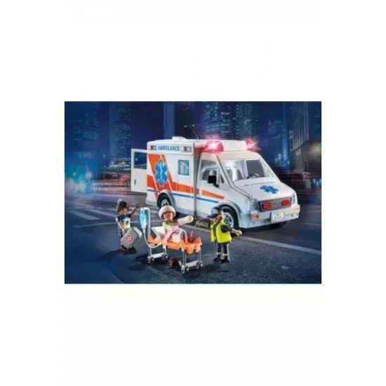 Playmobil City Action Ασθενοφόρο Με Διασώστες 71232