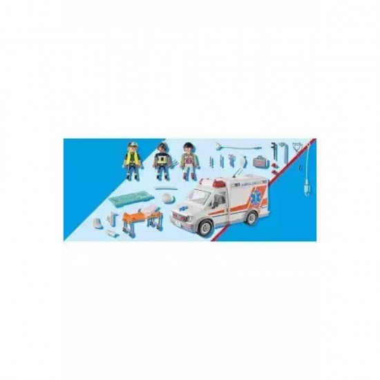Playmobil City Action Ασθενοφόρο Με Διασώστες 71232