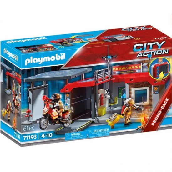 Playmobil City Action Πυροσβεστικός Σταθμός 71193