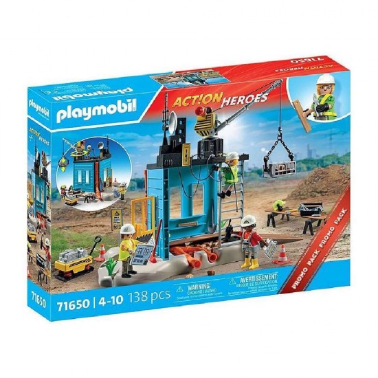 Playmobil Action Heroes Εργοτάξιο 71650