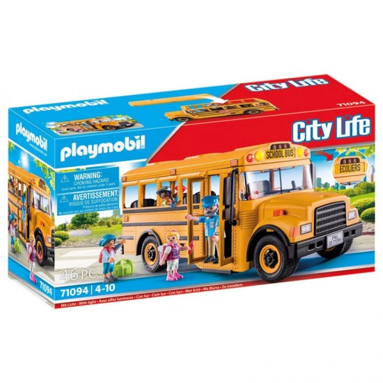 Playmobil City Life Σχολικό Λεωφορείο με Μαθητές