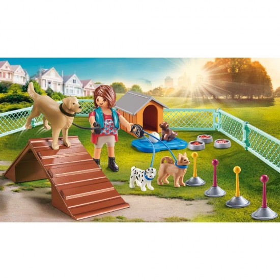 Playmobil Gift Set Εκπαιδεύτρια Σκύλων 70676