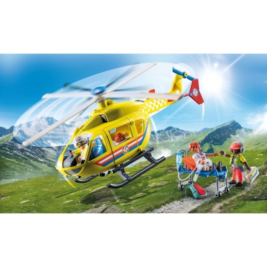 Playmobil City Life Ελικόπτερο Πρώτων Βοηθειών 71203