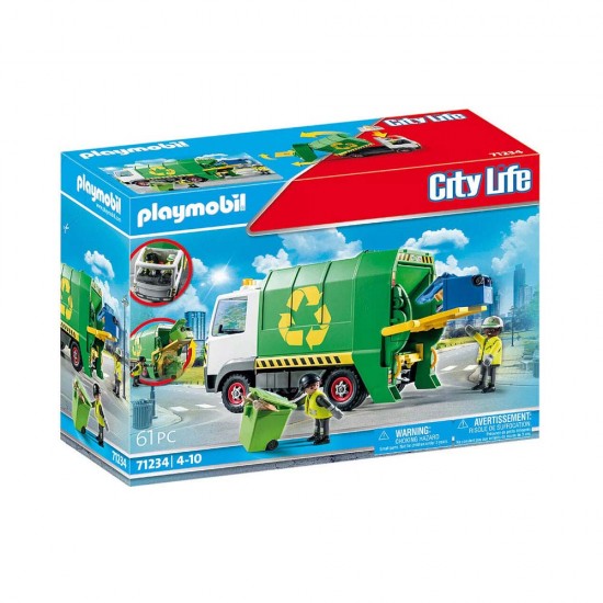 Playmobil City Life Όχημα Ανακύκλωσης 71234