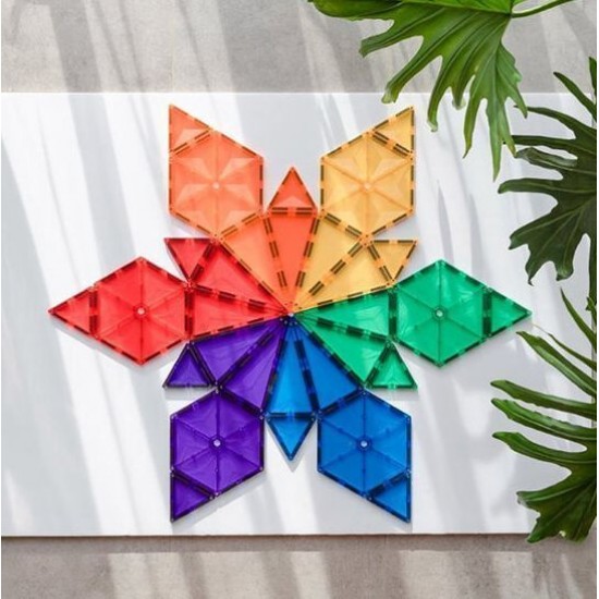 Connetix Rainbow Geometry Pack Μαγνητικά Τουβλάκια Κατασκευών 30τμχ - CT-R-00030-GE