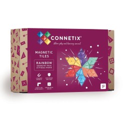 Connetix Rainbow Geometry Pack Μαγνητικά Τουβλάκια Κατασκευών 30τμχ - CT-R-00030-GE