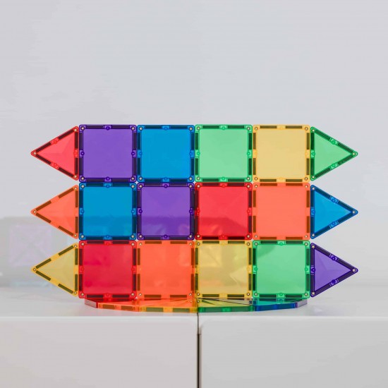 Connetix Μαγνητικά τουβλάκια κατασκευών 24 piece Rainbow Mini Pack EU
